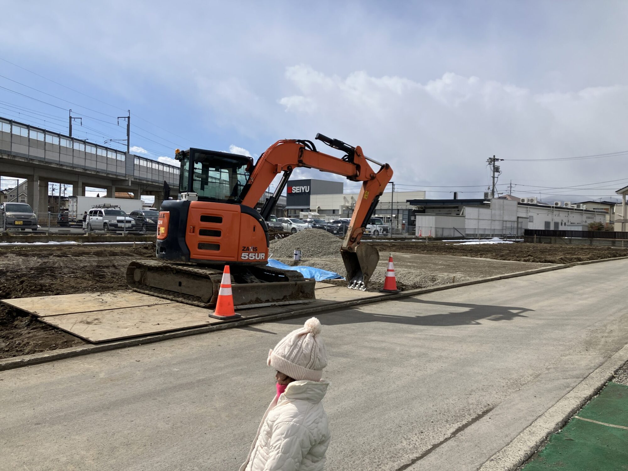造成工事はじまりました！